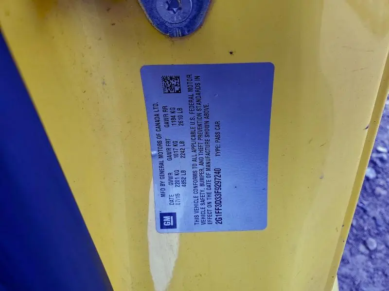 2015 CHEVROLET CAMARO LT  