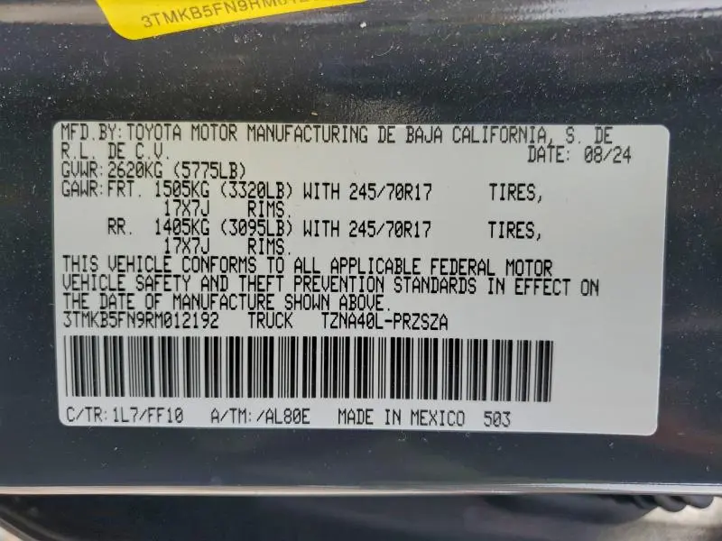 2024 TOYOTA TACOMA DOUBLE CAB  