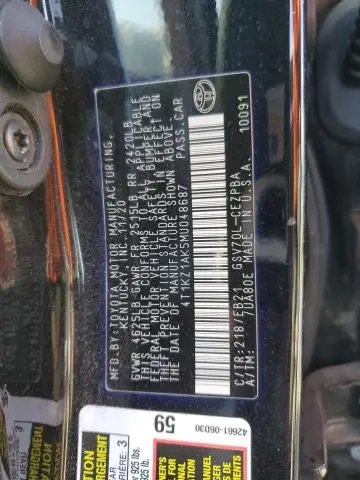 2021 TOYOTA CAMRY TRD  