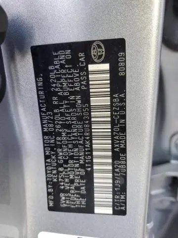 2024 TOYOTA CAMRY SE NIGHT SHADE  