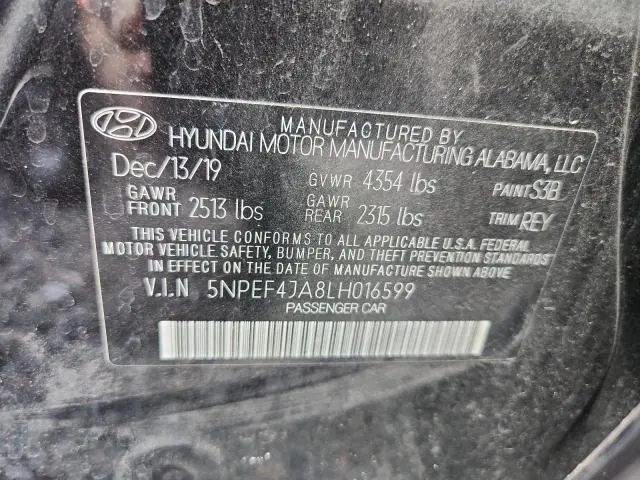 2020 HYUNDAI SONATA SEL  