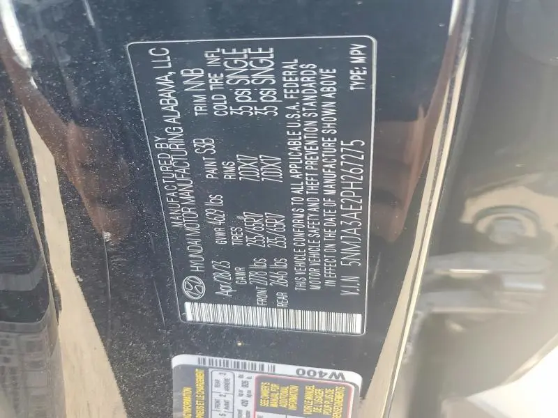 2023 HYUNDAI TUCSON SE  