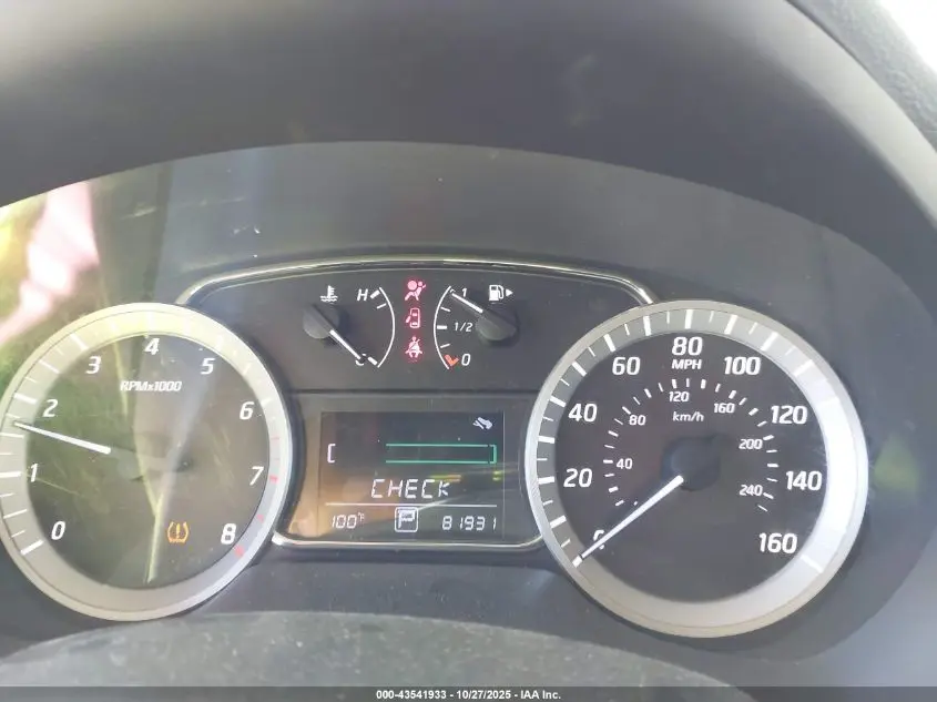 2015 NISSAN SENTRA SV