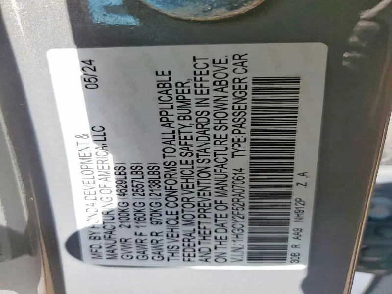 2024 HONDA ACCORD HYBRID SPORT  