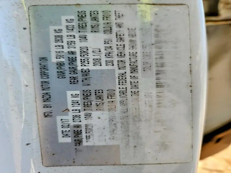 2017 MAZDA CX-9 GRAND TOURING  