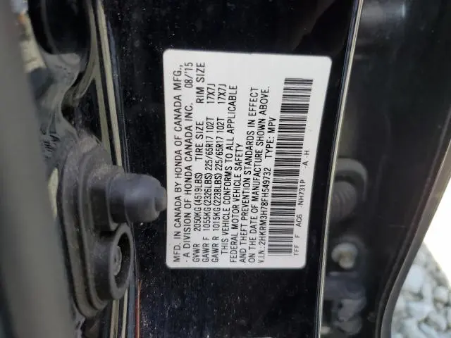 2015 HONDA CR-V EXL  