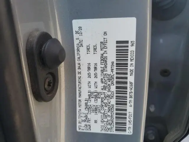 2021 TOYOTA TACOMA DOUBLE CAB  