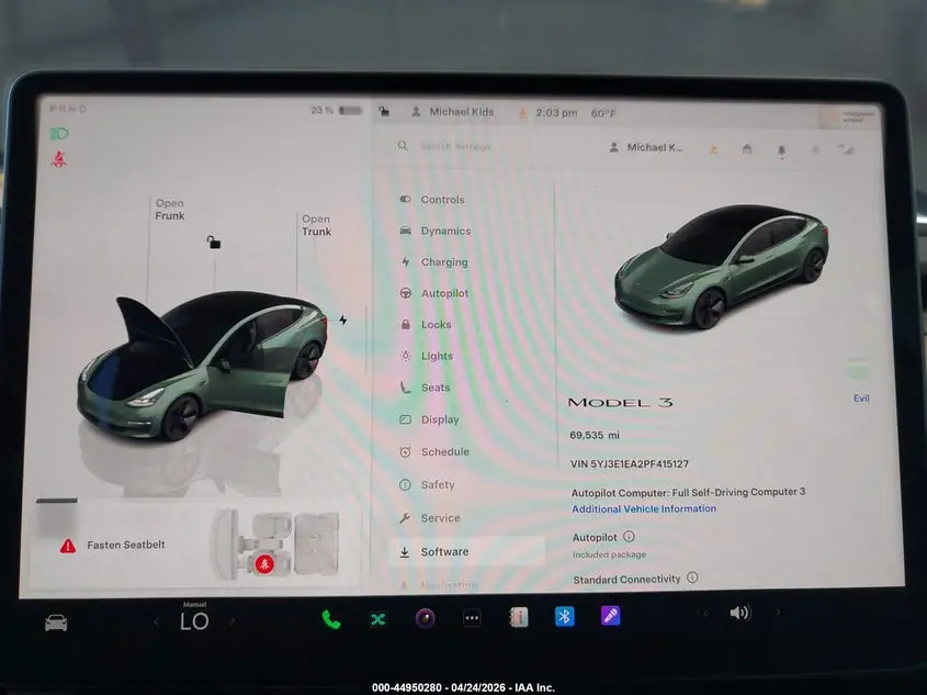 2023 TESLA MODEL 3 REAR-WHEEL DRIVE
