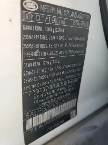 2019 LAND ROVER DISCOVERY SE  