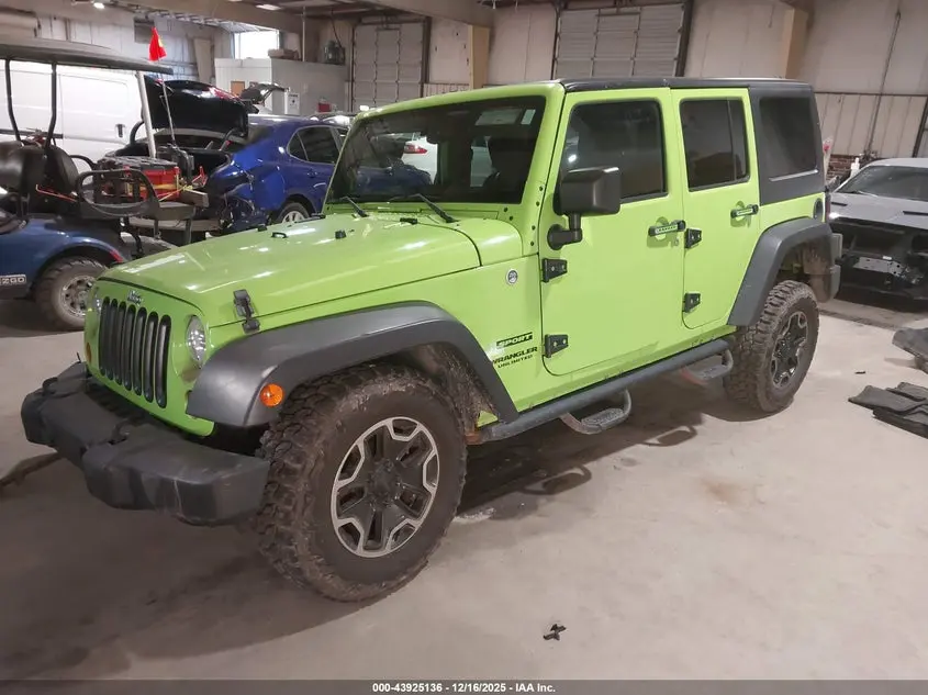 2013 JEEP WRANGLER UNLIMITED SPORT