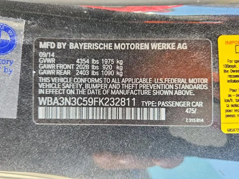 2015 BMW 428 I  