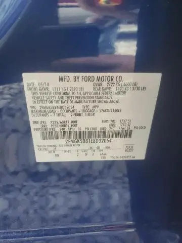 2014 FORD FLEX SE  