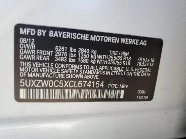 2012 BMW X5 XDRIVE35D  