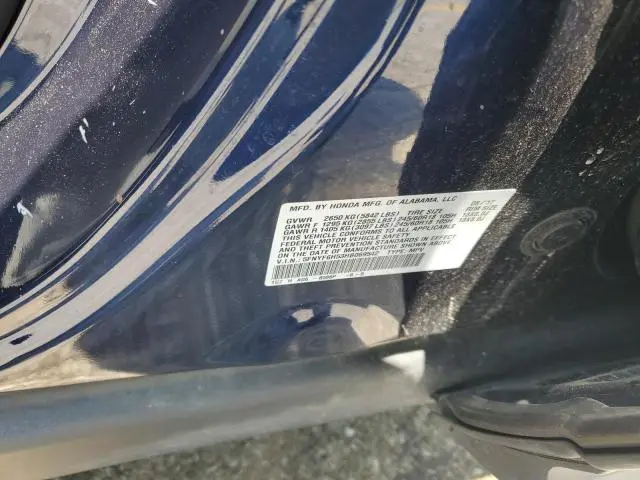 2017 HONDA PILOT EXL  