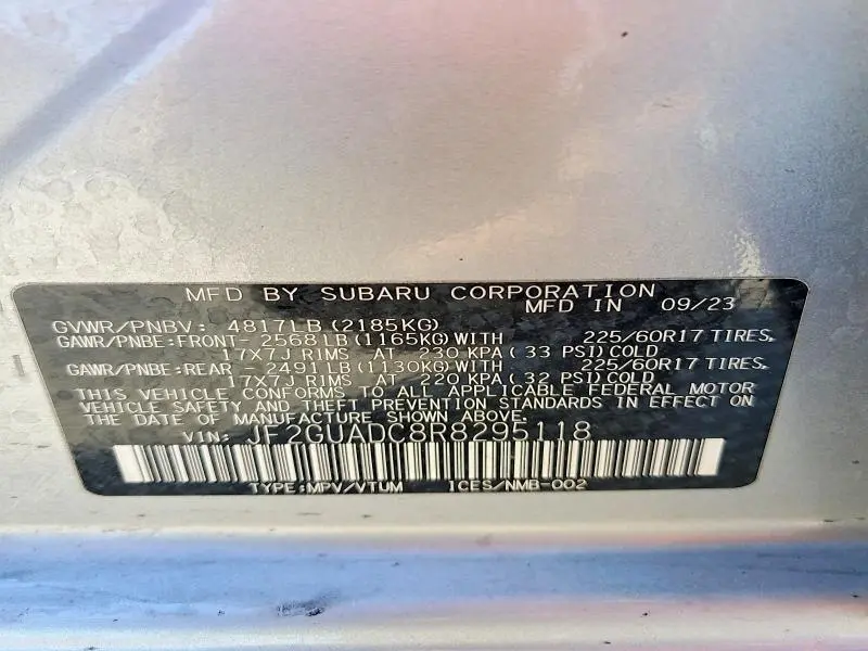 2024 SUBARU CROSSTREK PREMIUM  