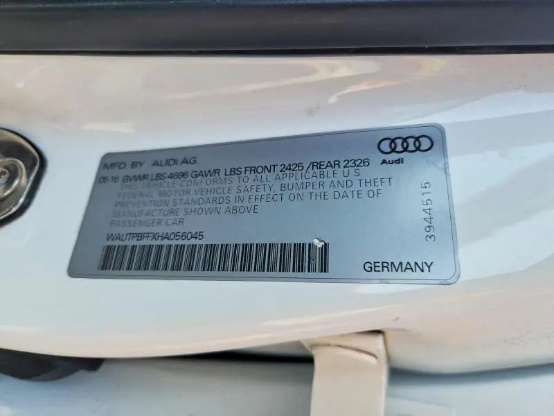 2017 AUDI A3 E-TRON PREMIUM PLUS  
