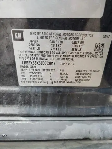 2018 BUICK ENVISION PREMIUM  