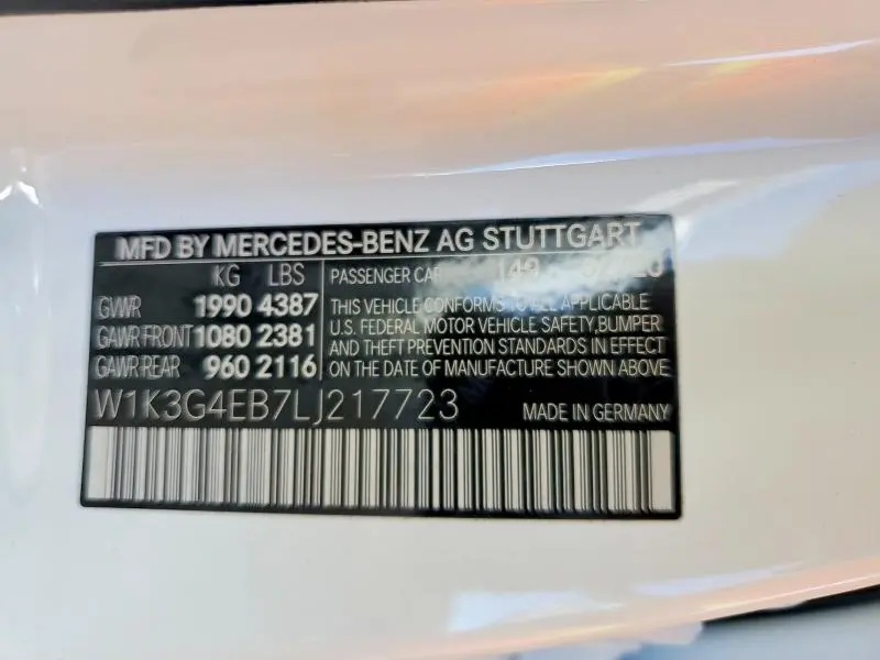 2020 MERCEDES-BENZ A 220  