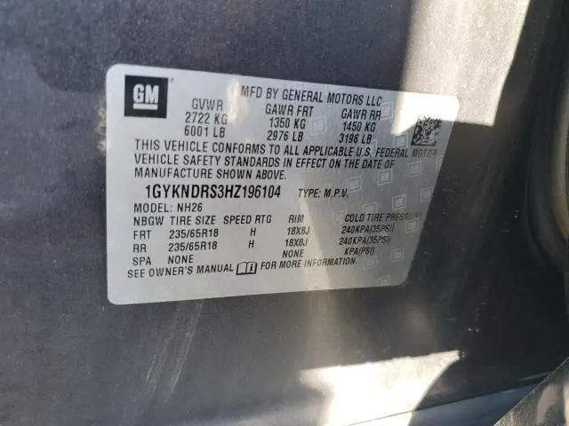 2017 CADILLAC XT5 LUXURY  