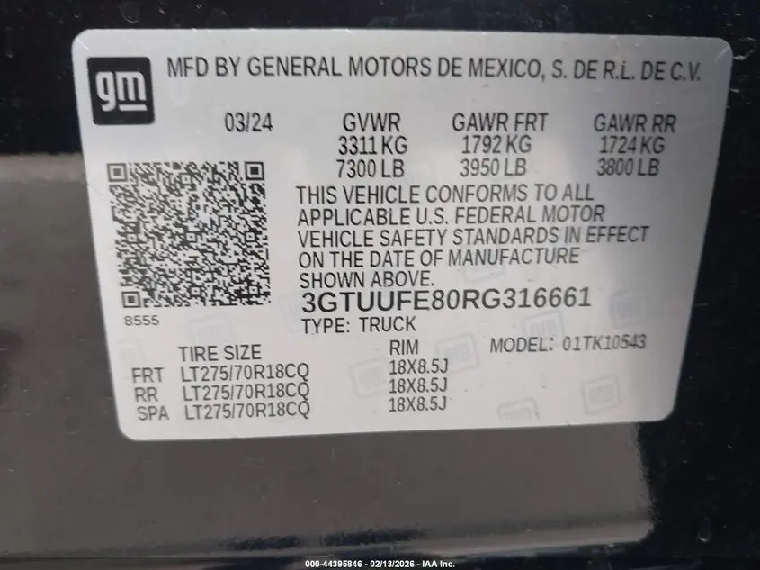 2024 GMC SIERRA 1500  