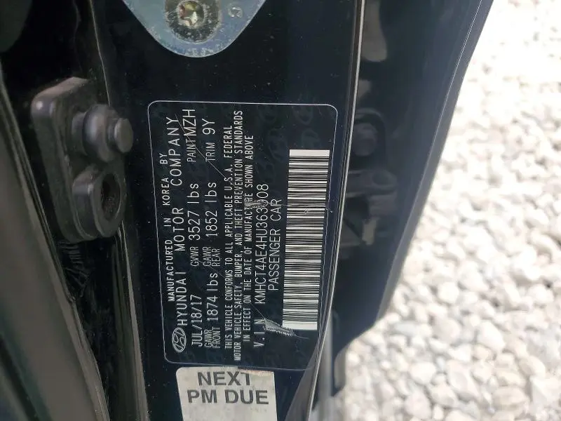 2017 HYUNDAI ACCENT SE  