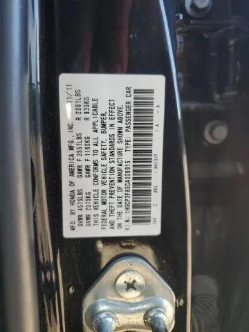 2012 HONDA ACCORD EXL  