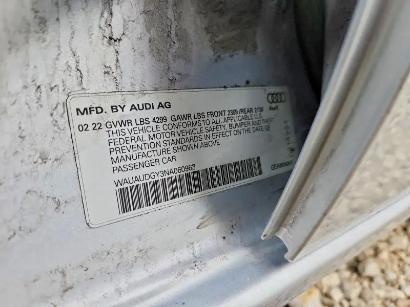 2022 AUDI A3 PREMIUM  