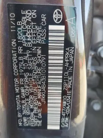 2011 TOYOTA SCION XD   