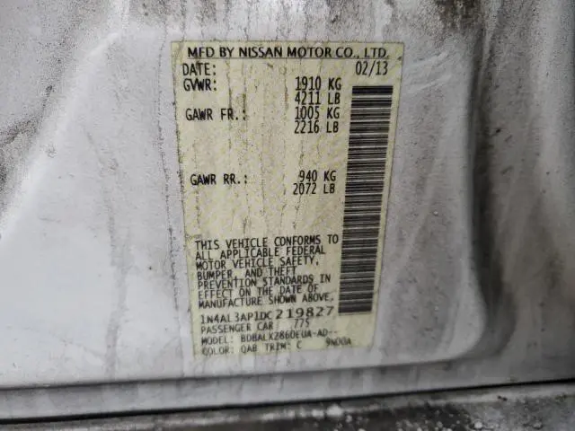 2013 NISSAN ALTIMA 2.5  