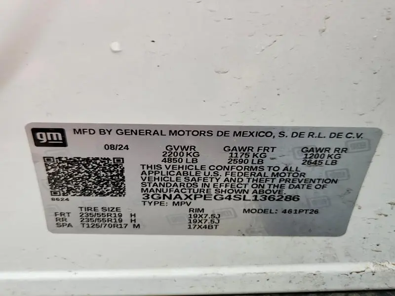 2025 CHEVROLET EQUINOX LT  