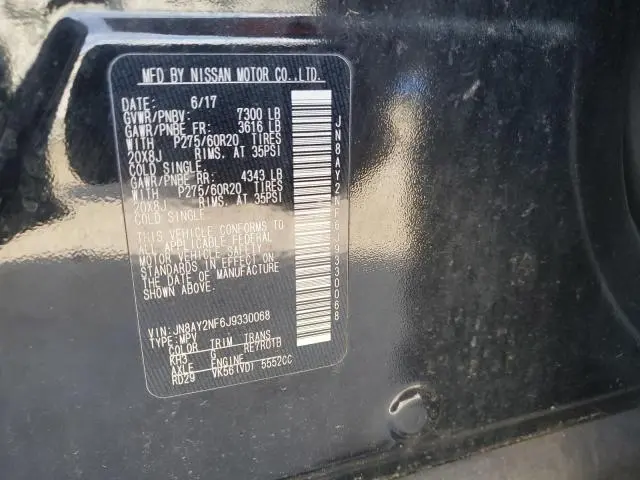 2018 NISSAN ARMADA PLATINUM  