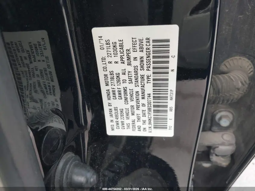 2014 ACURA RLX  