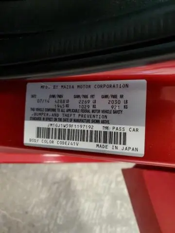 2015 MAZDA 6 GRAND TOURING  