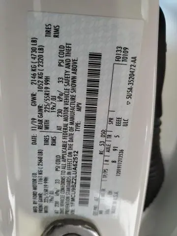 2020 FORD ESCAPE SE SPORT  