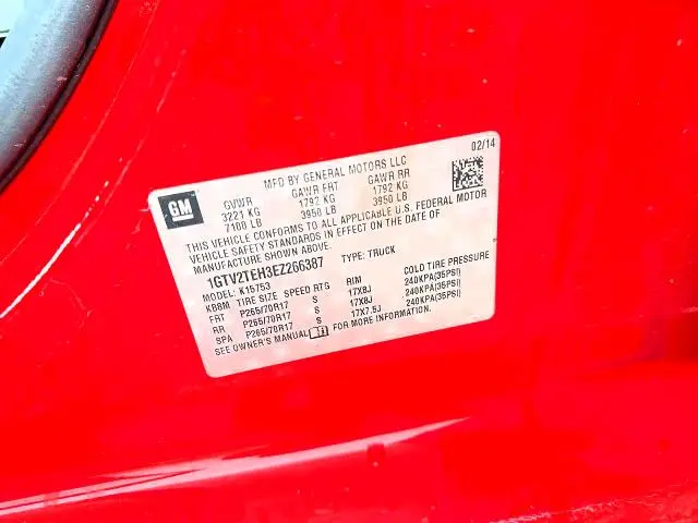 2014 GMC SIERRA K1500  