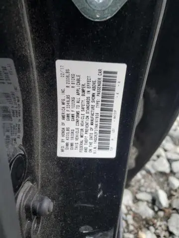 2017 HONDA ACCORD   