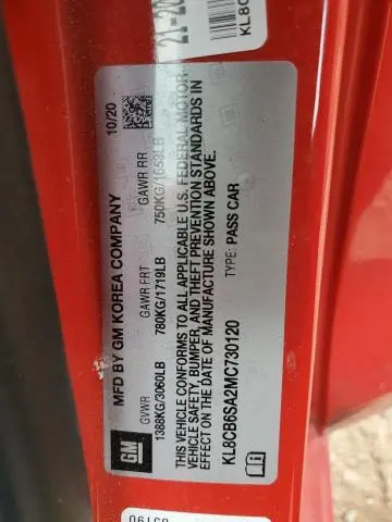 2021 CHEVROLET SPARK LS  