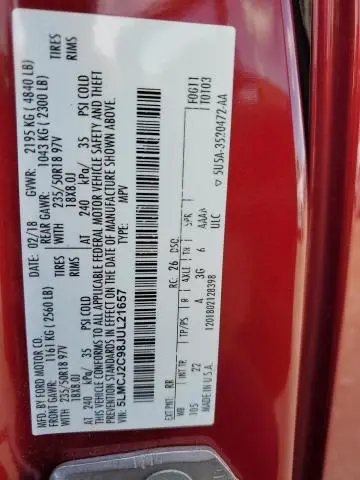 2018 LINCOLN MKC SELECT  