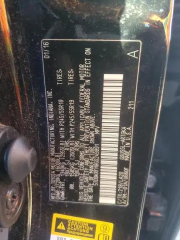 2016 TOYOTA HIGHLANDER LIMITED  