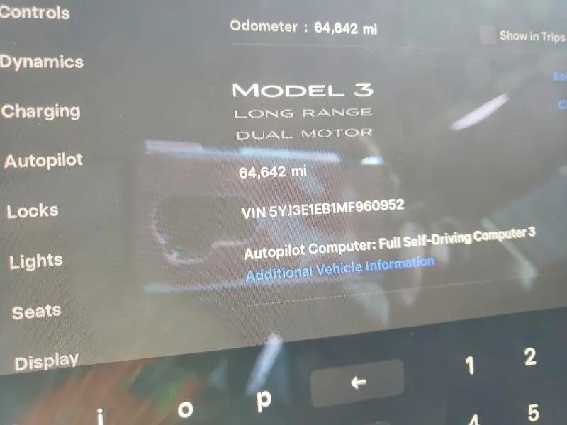 2021 TESLA MODEL 3   