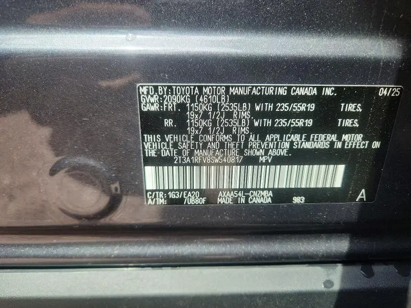 2025 TOYOTA RAV4 XLE PREMIUM  