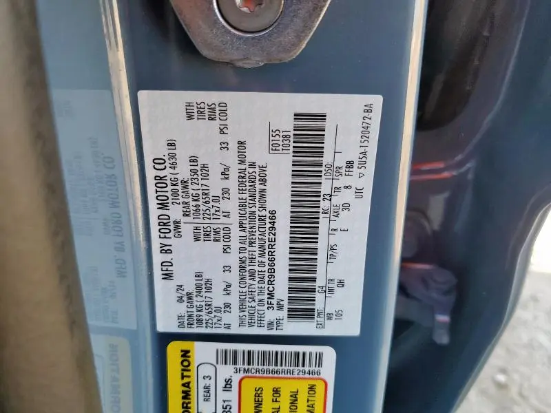 2024 FORD BRONCO SPORT BIG BEND  