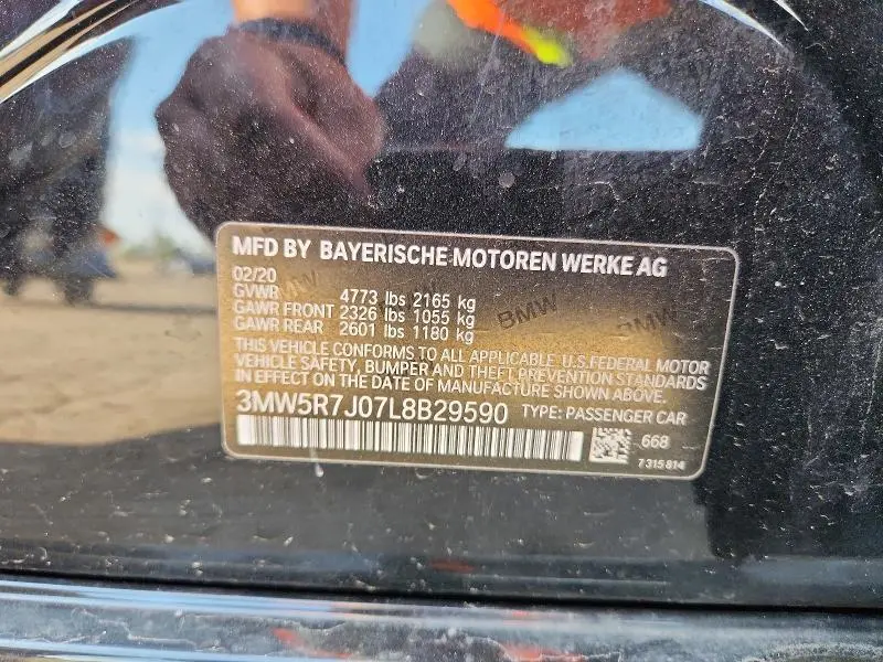 2020 BMW 330XI   