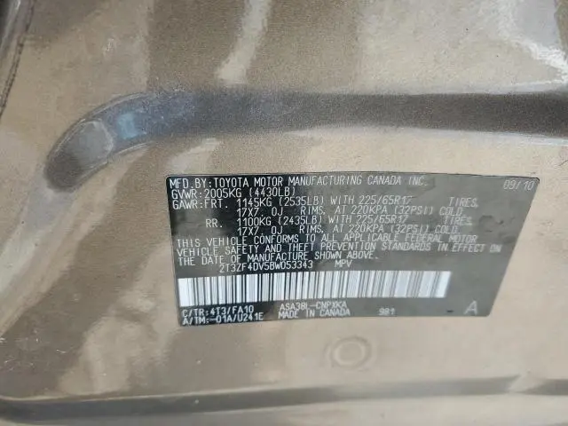 2011 TOYOTA RAV4   