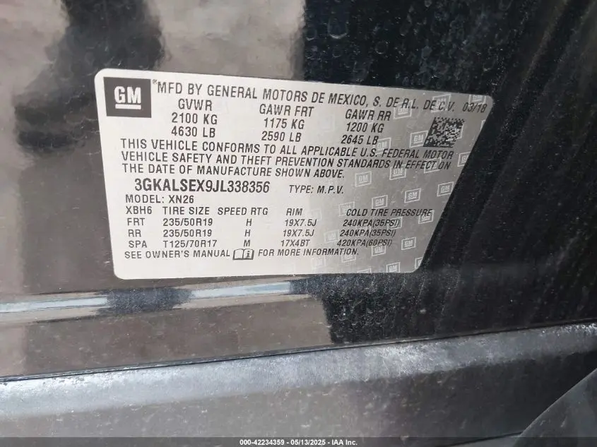 2018 GMC TERRAIN DENALI