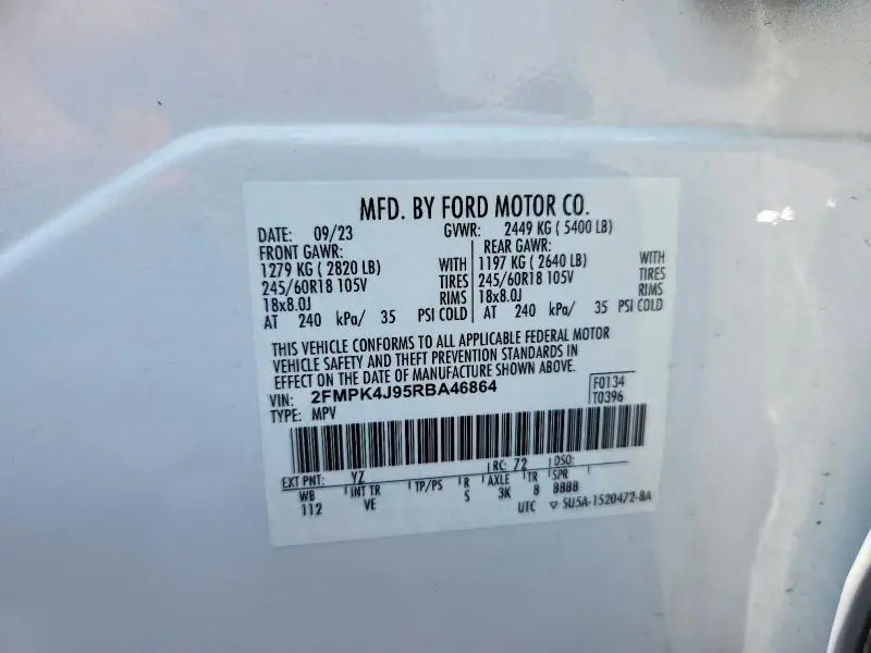 2024 FORD EDGE SEL  