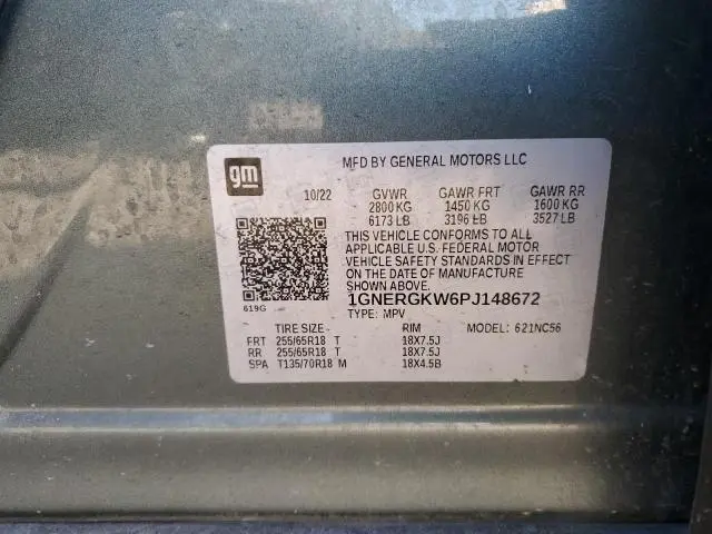 2023 CHEVROLET TRAVERSE LT  