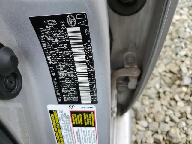 2011 TOYOTA COROLLA BASE  