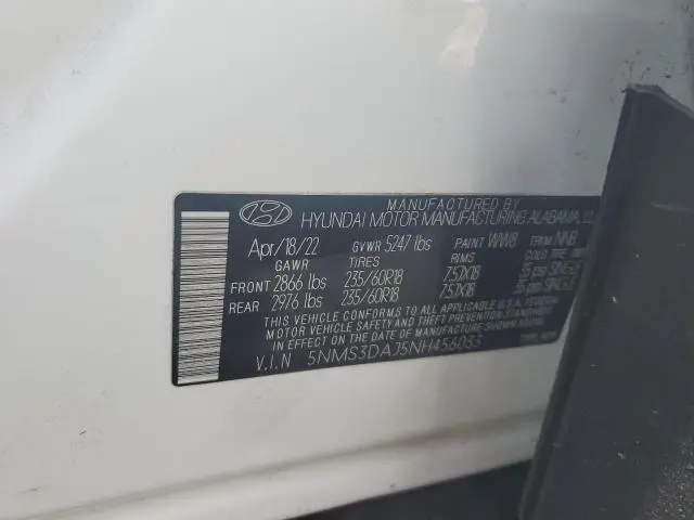 2022 HYUNDAI SANTA FE SEL