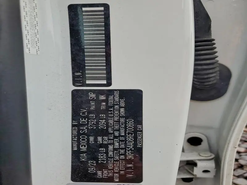 2024 KIA FORTE GT LINE  